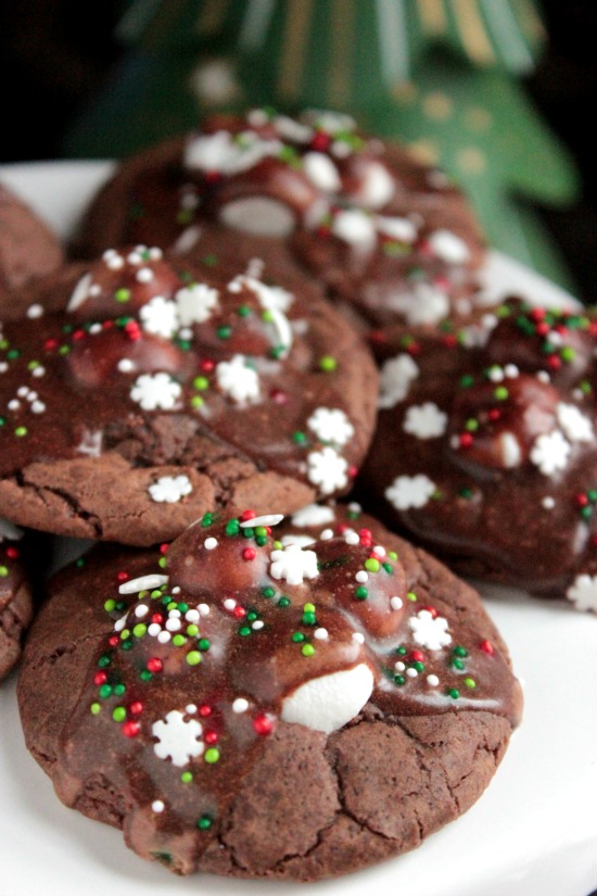 Hot Chocolate Cookies. Seriously! This might be my new favorite cookie! I just can't get enough of them!