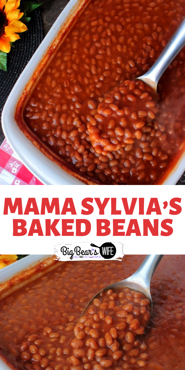 Mama Sylvia's Baked Beans recipe has been passed down through the generations and is loved by so many people! These baked beans take less than 5 minutes to put together and are out of the oven in under an hour! via @bigbearswife