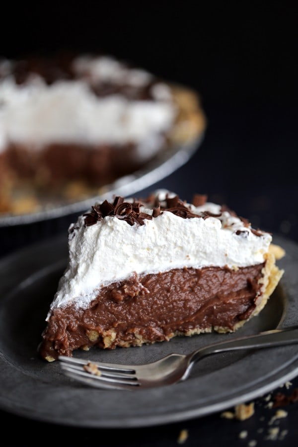 Chocolate Pudding Pie Recipe on RachelCooks.com