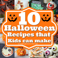 10 Halloween Recipes that Kids can make - Do the kids in your life love to get in the kitchen with you? These are 10 Halloween Recipes that Kids can make in the kitchen with little to no help!