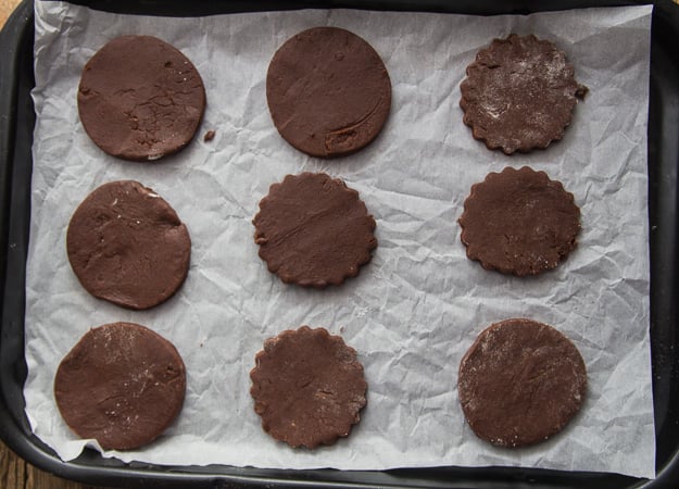 Meringue Ghost Chocolate Sugar Cookies