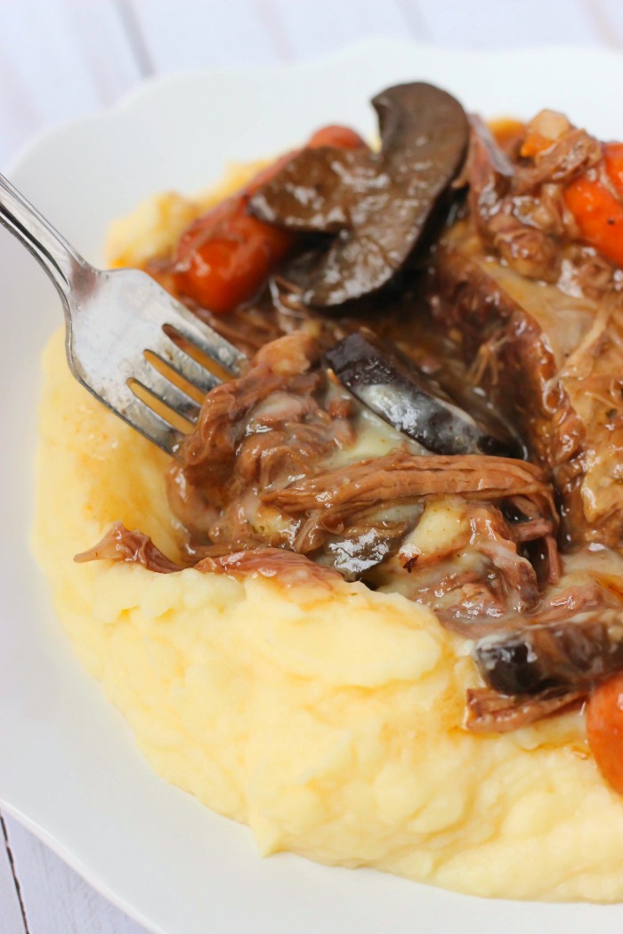 Easy Slow Cooker Pot Roast Big Bear's Wife A perfect easy dinnner!