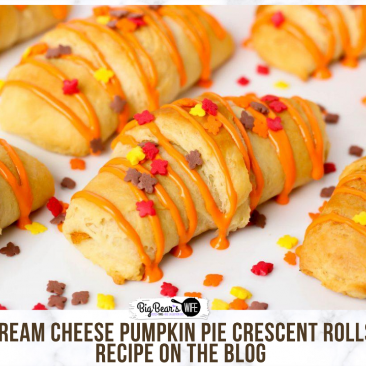 Cream Cheese Pumpkin Pie Crescent Rolls