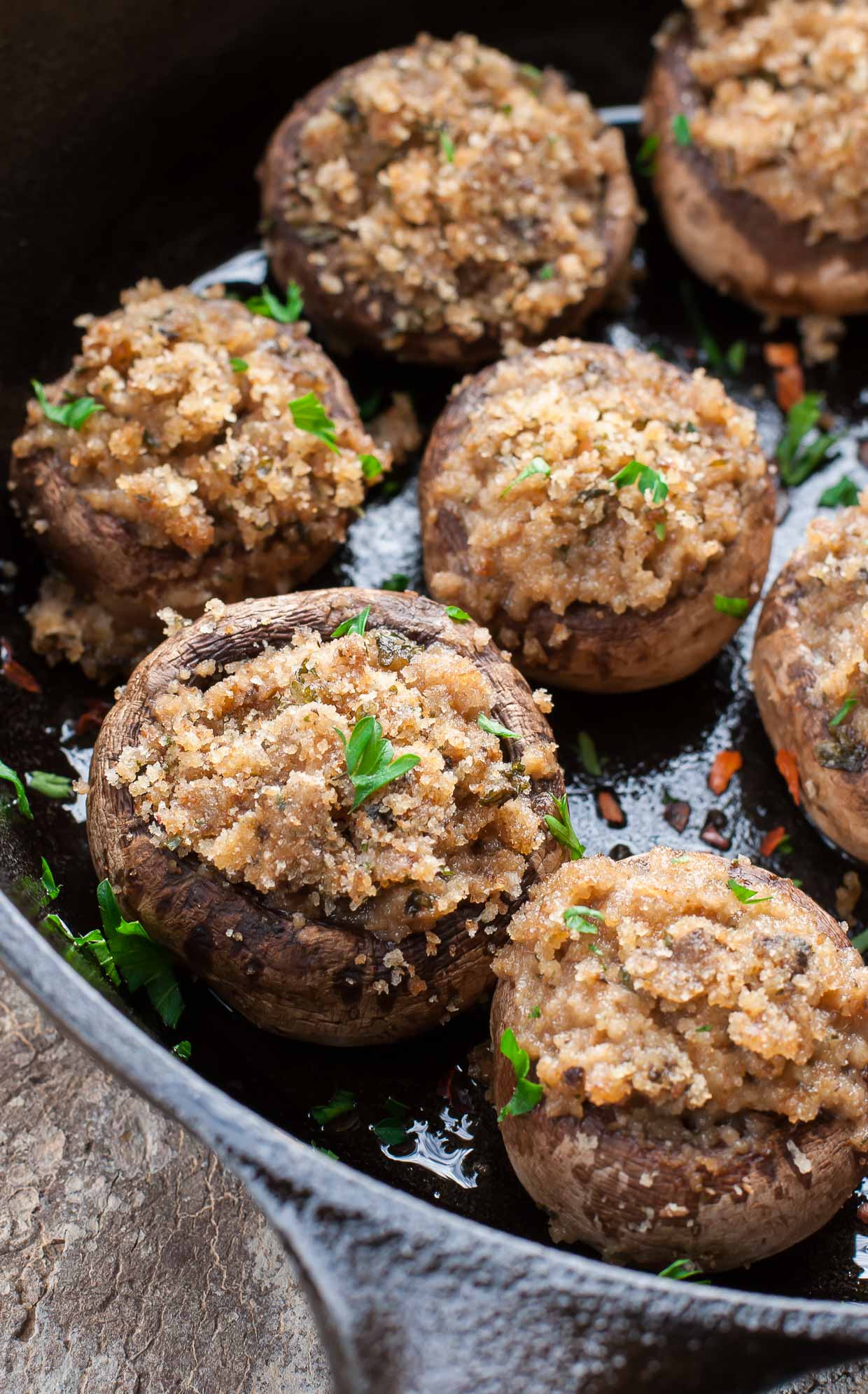 These classic stuffed mushrooms are a total crowd pleaser!