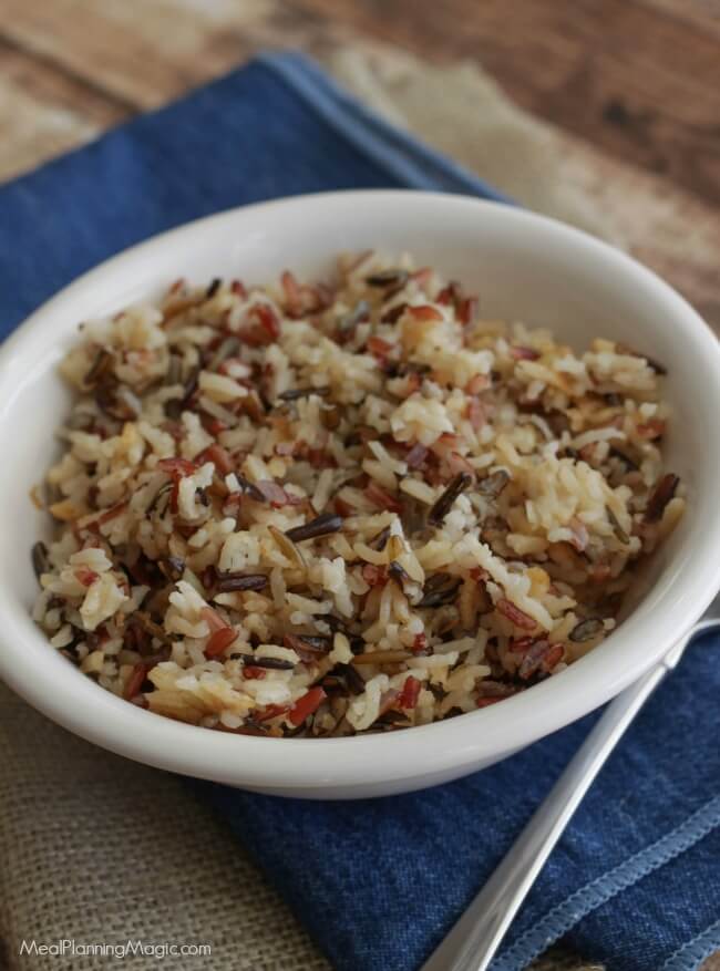 With only four ingredients, this Simple Stovetop Brown and Wild Rice Pilaf is a perfect addition to any meal and full of flavor too!