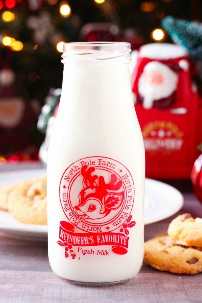 Santa Milk Bottles