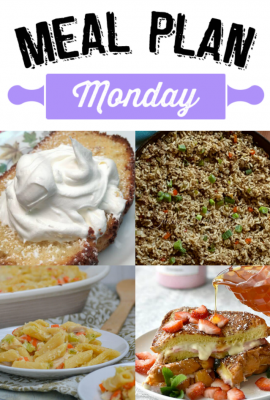 Meal Plan Monday 101 - Lunches, Dinners and Desserts! We've have tons and tons of free recipes for y'all here on Meal Plan Monday 101! Which one will you make first?