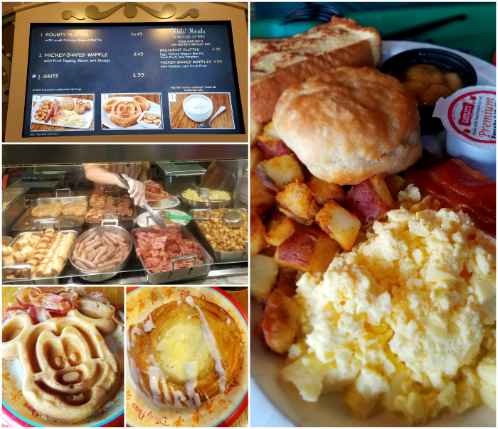 A few Port Orleans Riverside Food Court Items for Breakfast 
