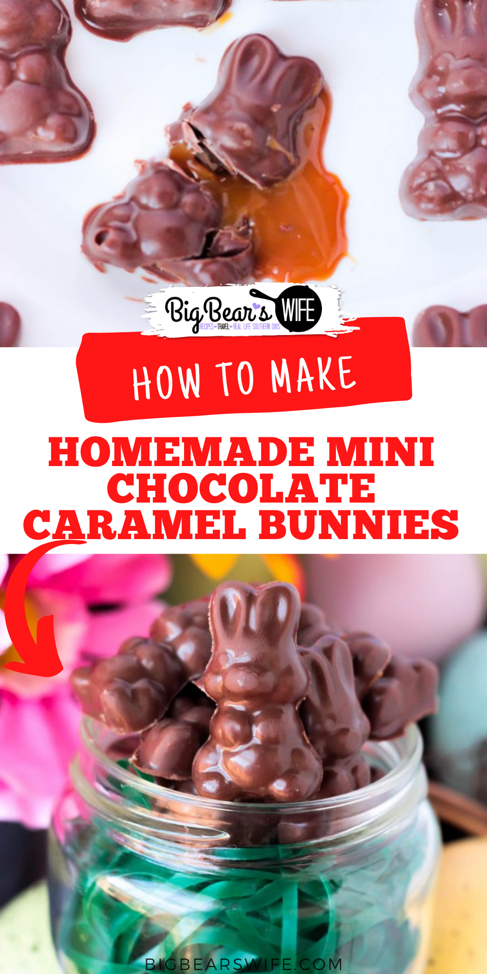 These Homemade Mini Chocolate Caramel Bunnies are really easy to make and they’re perfect for to top brownies, cakes and eclair desserts! They’re also the perfect Easter/Springtime ice cream toppers!

 via @bigbearswife