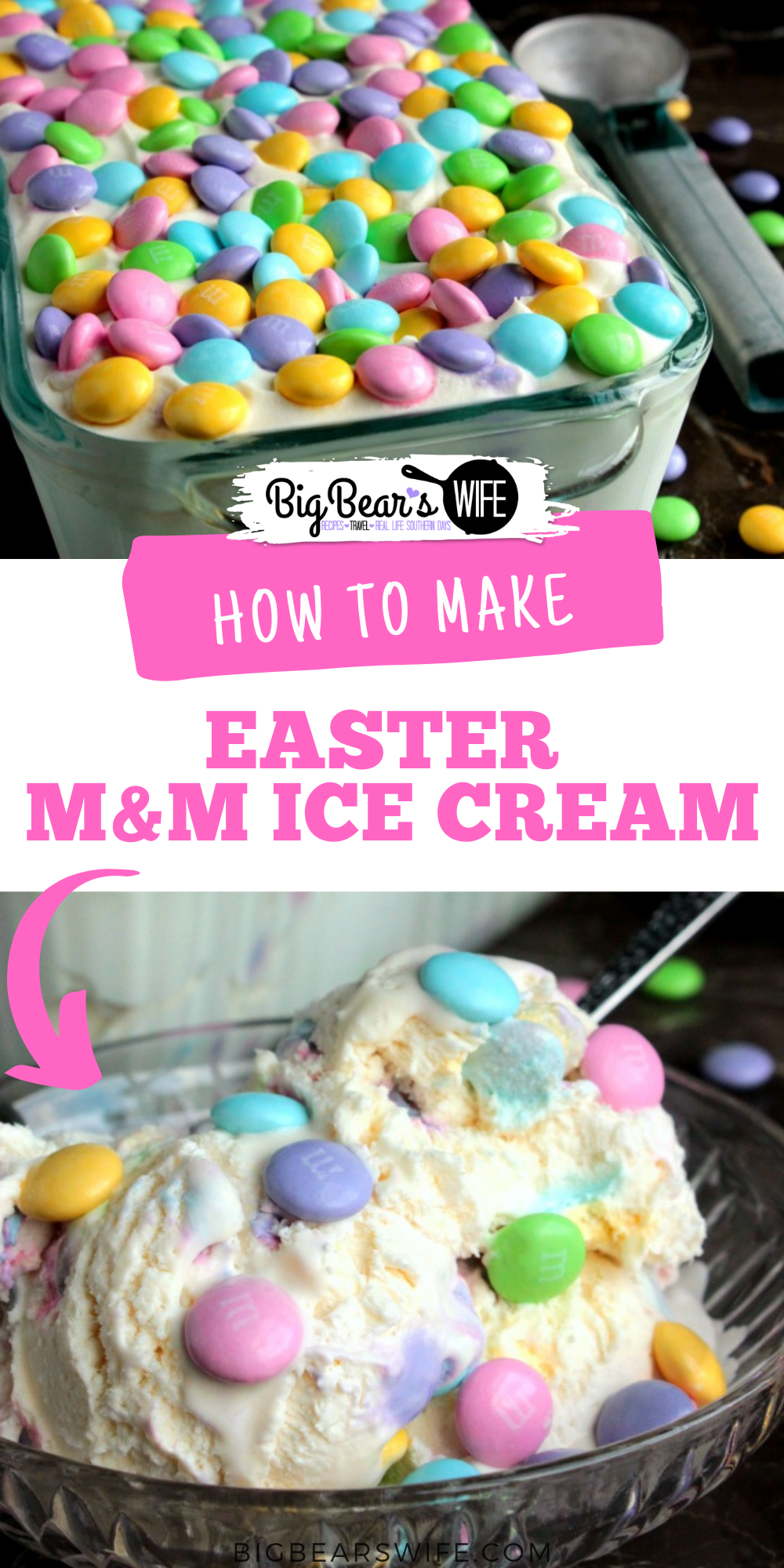 This Easter Ice Cream is made in less than 10 minutes, freezes in about 5 or 6 hours and it doesn’t require an ice cream machine! 

 via @bigbearswife