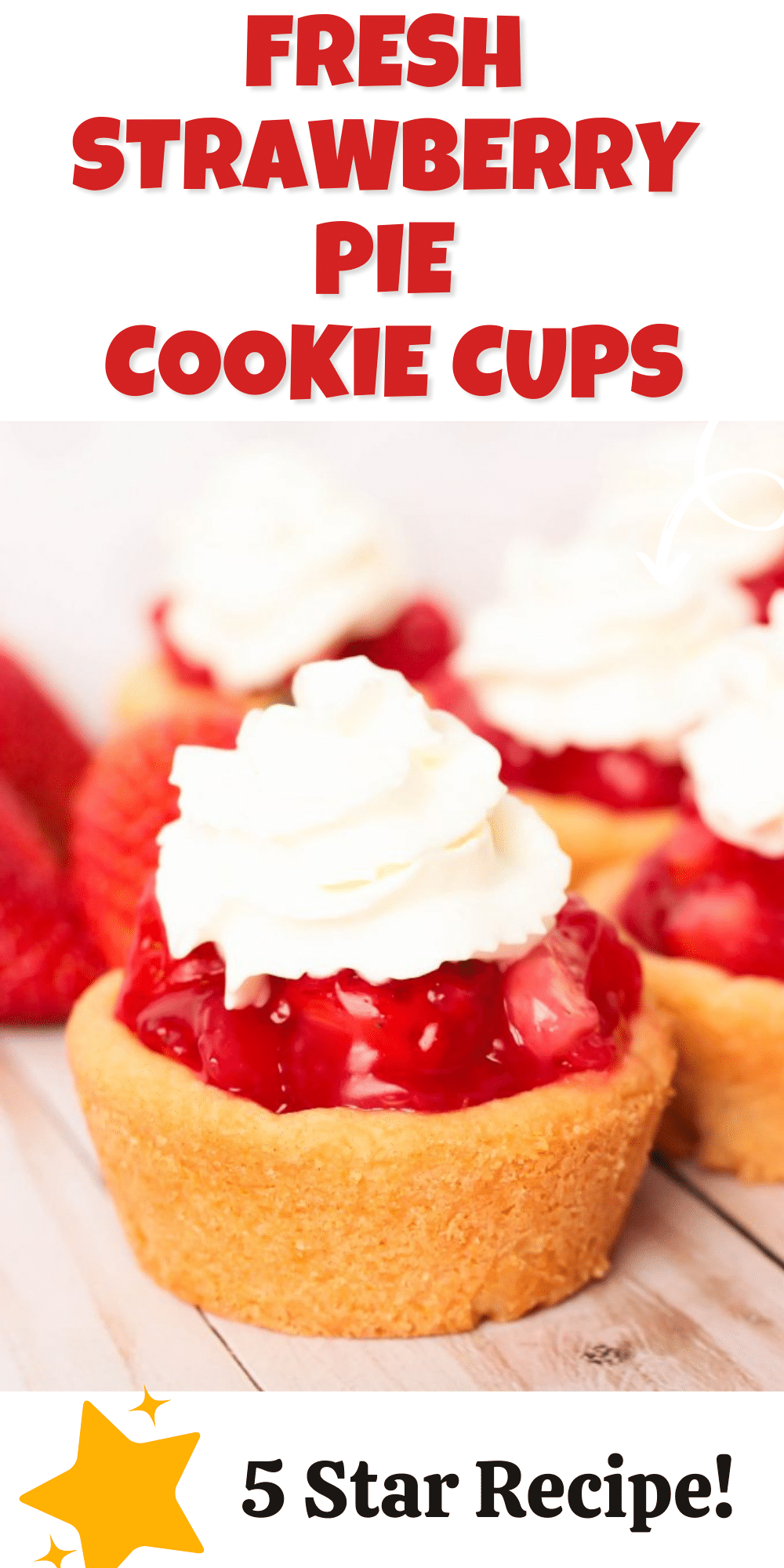 Serve up a beautiful bite of spring with these super easy Fresh Strawberry Pie Cookie Cups! Sugar cookie crusts with a homemade strawberry pie filling, oh and this strawberry glaze doesn’t have Jello in it!

 via @bigbearswife