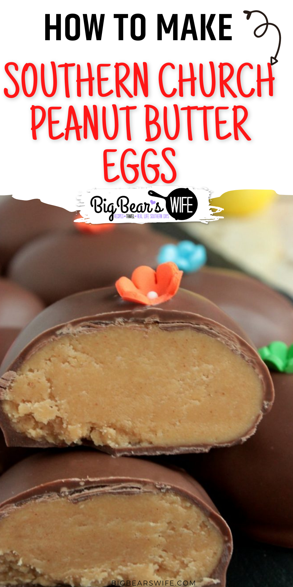 Love the Chocolate Peanut Butter Eggs that churches make around Easter time? These Southern Church Peanut Butter Eggs are just like those, they’re perfect and taste amazing!

 via @bigbearswife