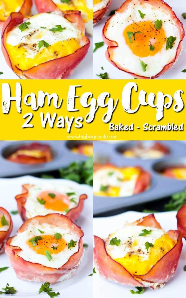 Ham Egg Cups - 2 Ways 