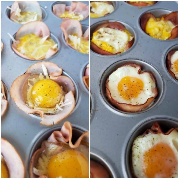 Ham Egg Cups - 2 Ways