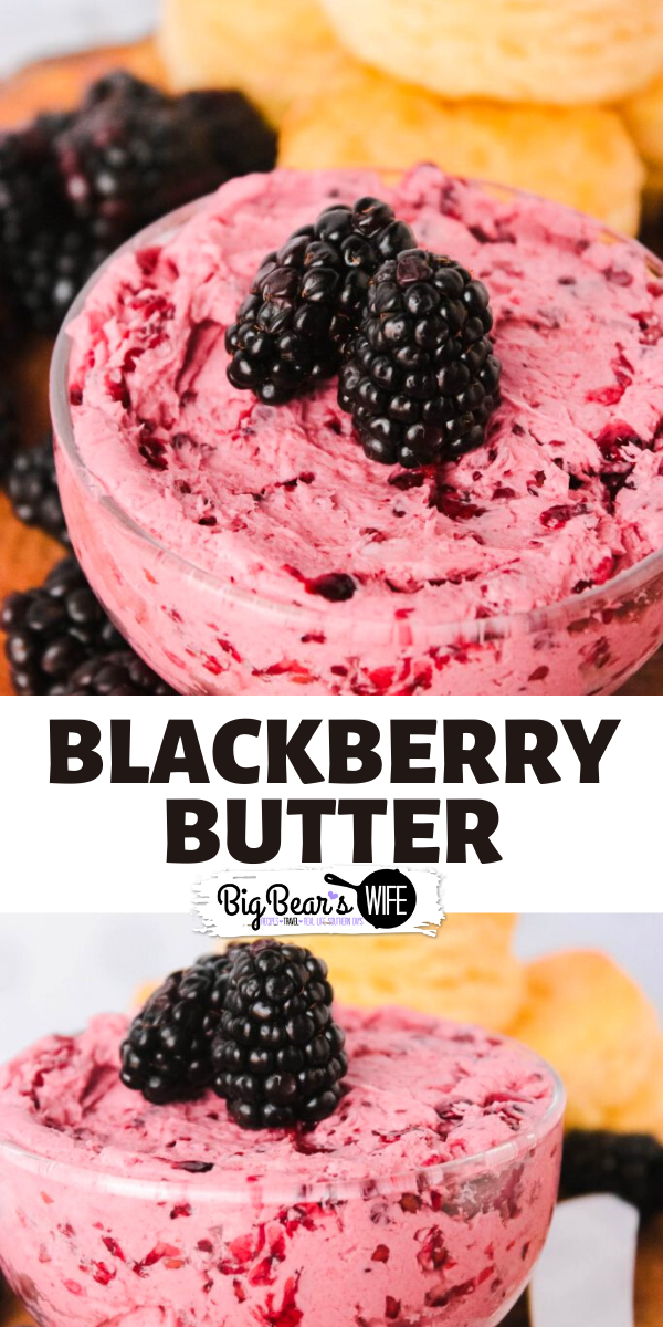 Whip up this homemade blackberry butter to set on the breakfast table for the whole family to enjoy. Perfect on warm, fluffy biscuits, waffles, pancakes or french toast! via @bigbearswife