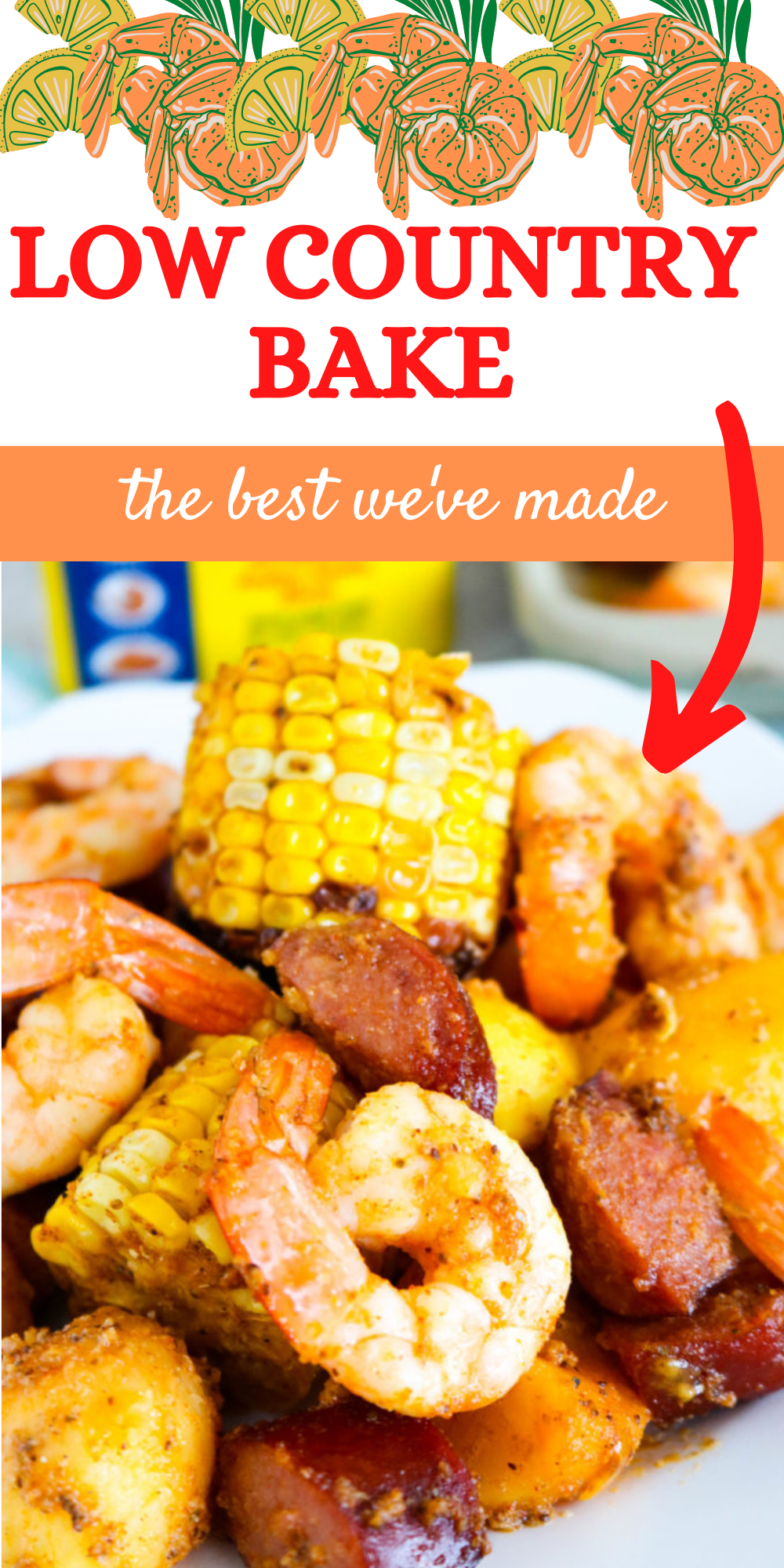 This Low Country Bake has all of the classic flavors of a Low Country Boil but it's baked in the oven and done in about 30 minutes!   via @bigbearswife