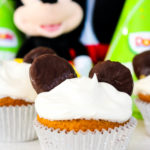 Mickey Mouse Birthday Banana Cupcakes