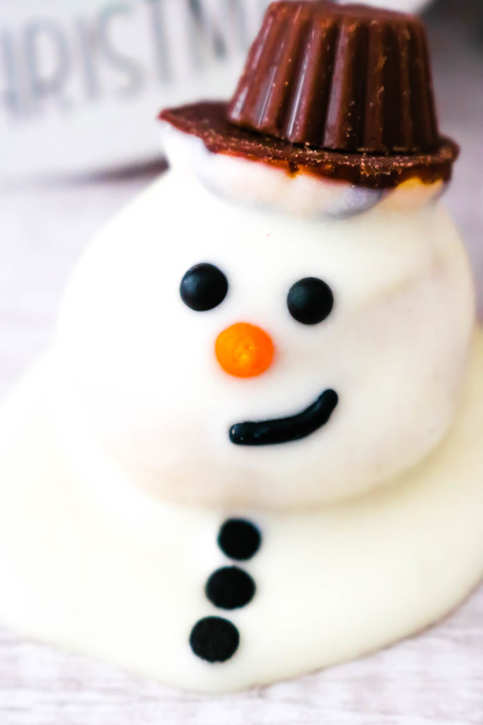 Melting Snowmen Cookie Bites
