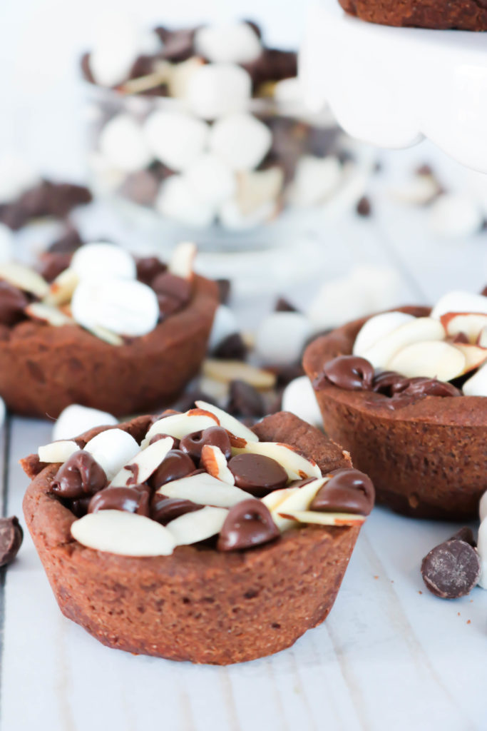 Rocky Road Cookie Cups
