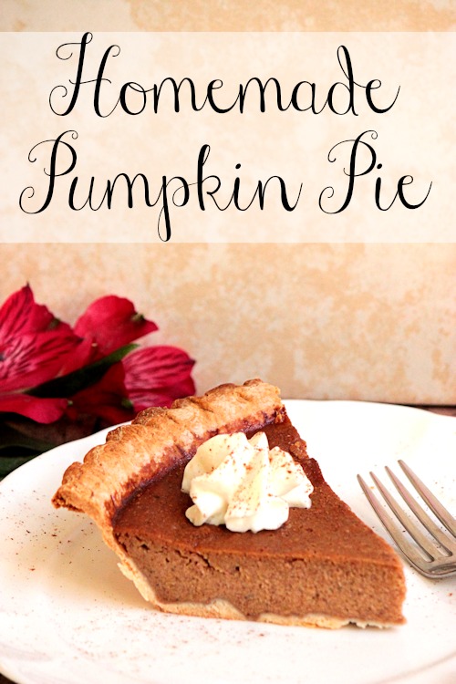 Homemade Pumpkin Pie | BigBearsWife.com @bigbearswife.com