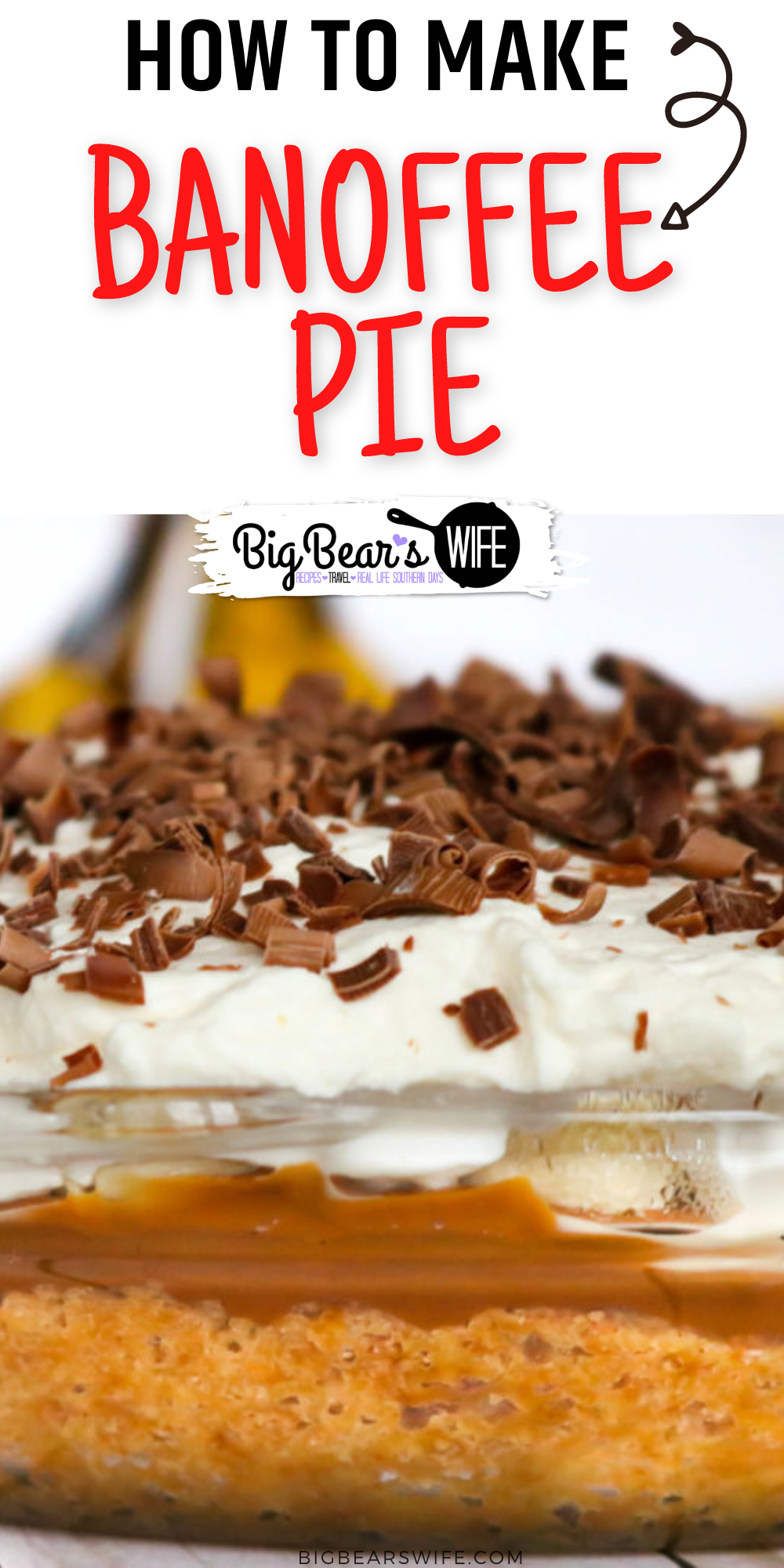 Banoffee Pie is a delicious dessert that combines a double layer of fresh, ripe bananas, dulce de leche and homemade whipped cream that is sure to make any banana and caramel lover go crazy! 

 via @bigbearswife