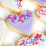 Easy Sprinkle Heart Sugar Cookies