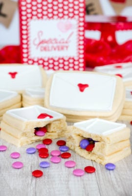 Surprise Inside Love Letter Sugar Cookies