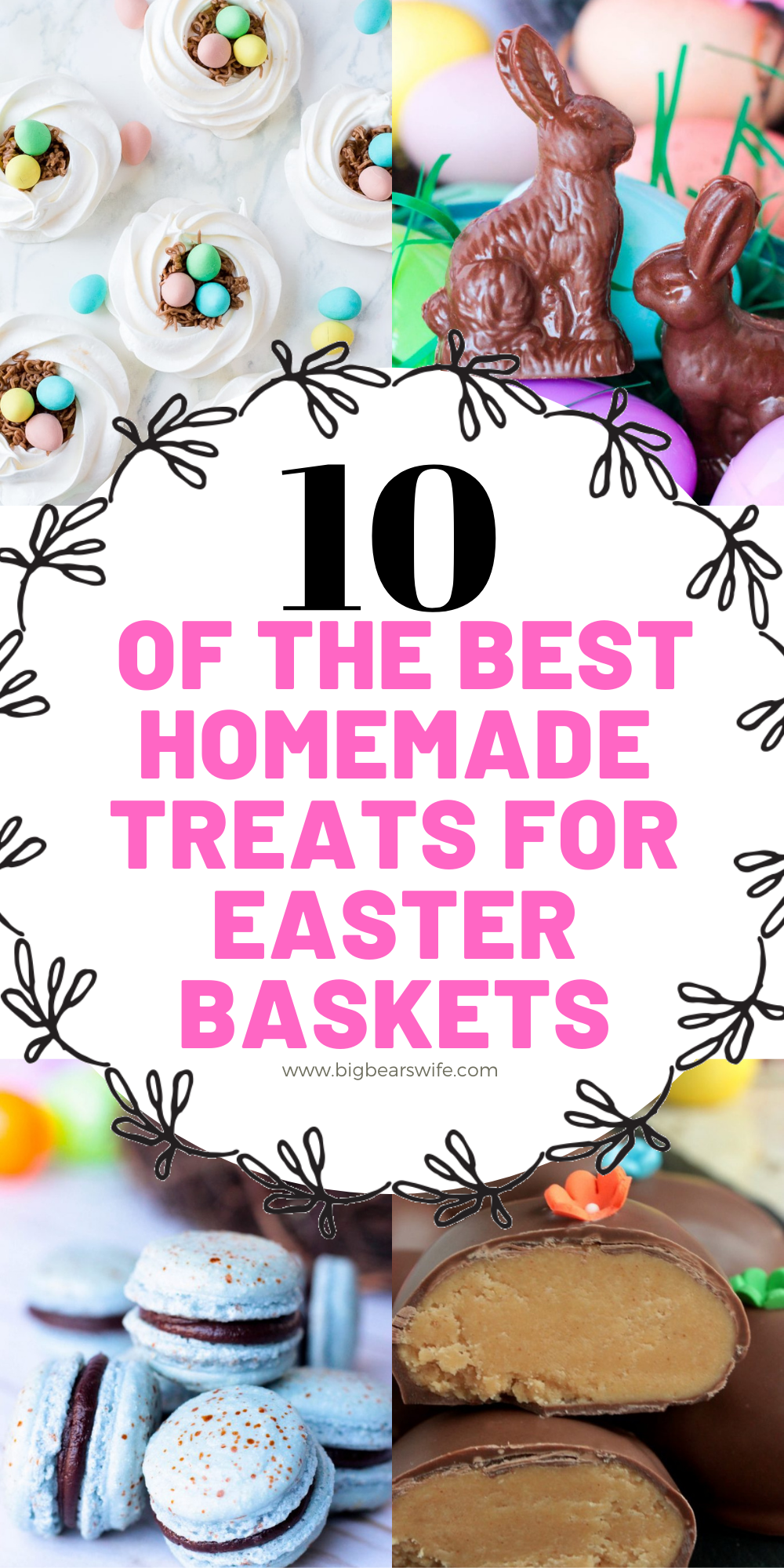 If you're filling Easter baskets for your kids or grandchildren this year or maybe just helping the Easter Bunny with some ideas, you'll love these Homemade Easter Basket treats! Sure, store bought Easter surprises are neat but homemade treats are even better! Fill your little one's Easter basket with 10 of the best Homemade Treats for Easter Baskets this year! 

 via @bigbearswife