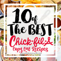 10 of the best Chick-Fil-A Copy Cat Recipes - I don't know anyone that doesn't like Chick-fil-A and their food! Chick-fil-A seems to be a fan favorite among everyone but what is one to do on a Sunday when the Chick-fil-A craving strikes and they're closed?! Make your own at home 10 of the best Chick-Fil-A Copy Cat Recipes!!