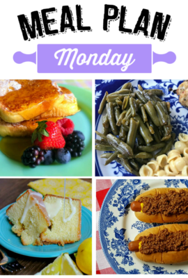 Hey Y'all! Welcome to Meal Plan Monday 154, the place to find recipe ideas for your week ahead.