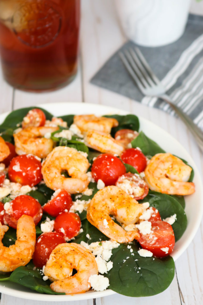 Shrimp Feta and Tomato Salad
