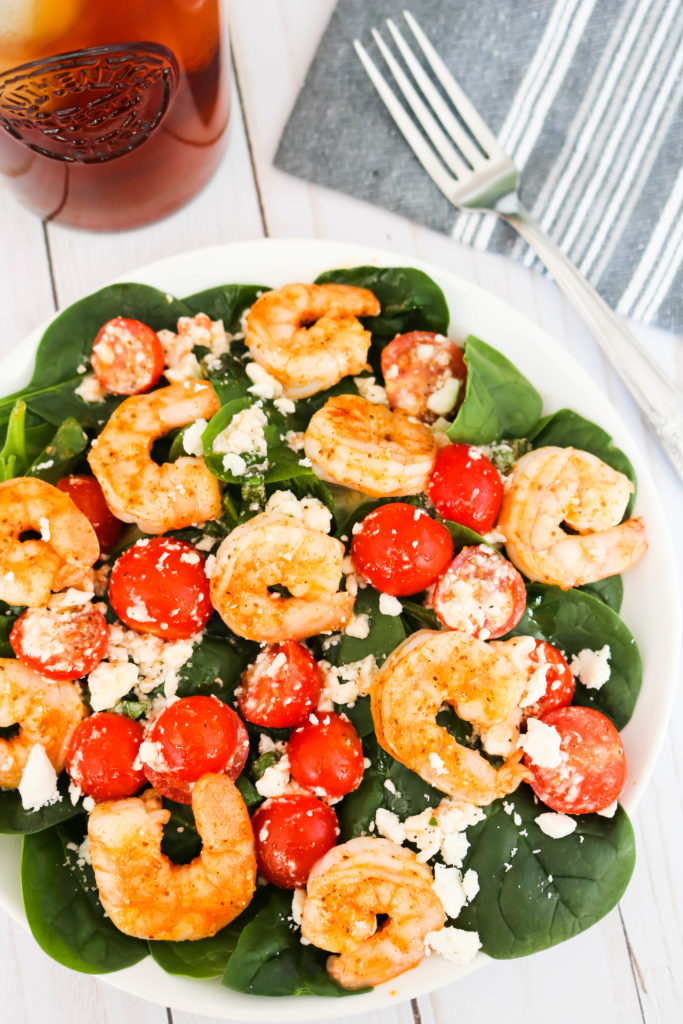Shrimp Feta and Tomato Salad