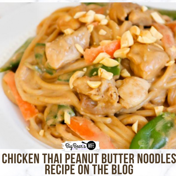 Chicken Thai Peanut Butter Noodles