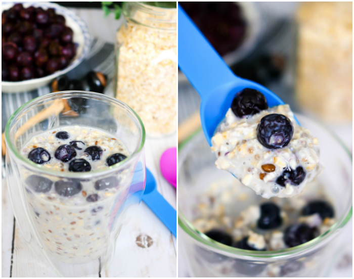 blueberry vanilla Overnight oats