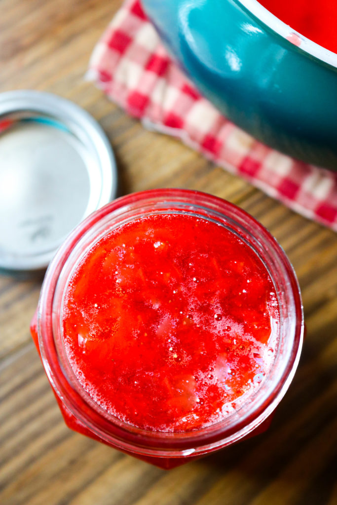 Strawberry Lemonade Jam in Jar
