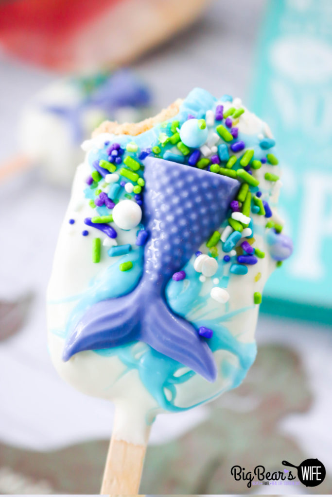 Mermaid Cakesicles - Magical cakesicles from under the sea, if you love Mermaids you're going to flip tails over these Mermaid Cakesicles! 