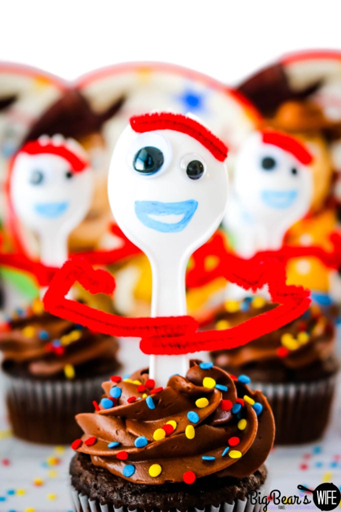  Toy Story Forky Cupcakes