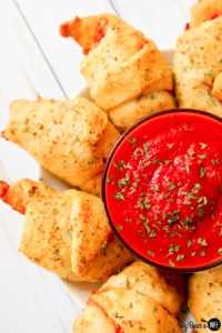 Pizza Crescent Roll Dippers
