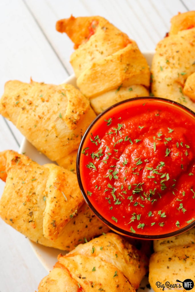 Pizza Crescent Roll Dippers