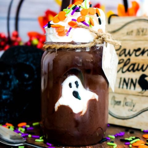 Pet Ghost in a Jar Pudding Cups