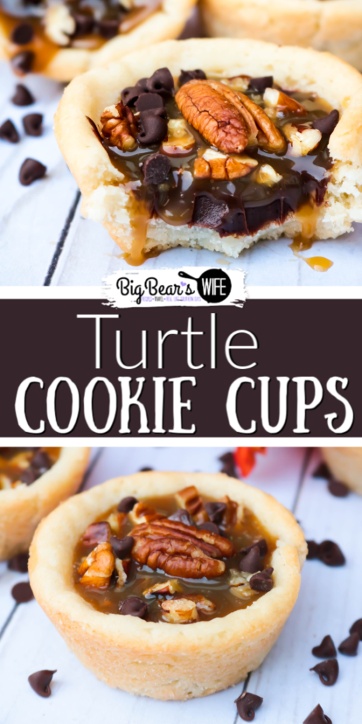 Turtle Cookie Cups