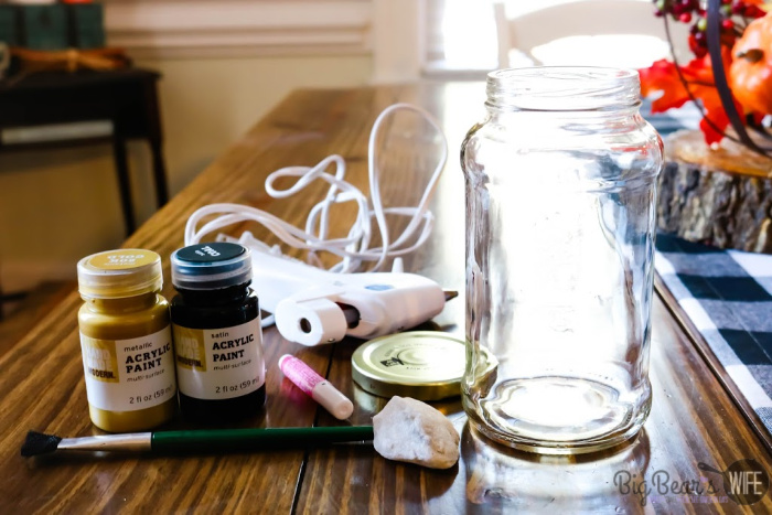 items to make DIY Potion Bottles from Old Jars