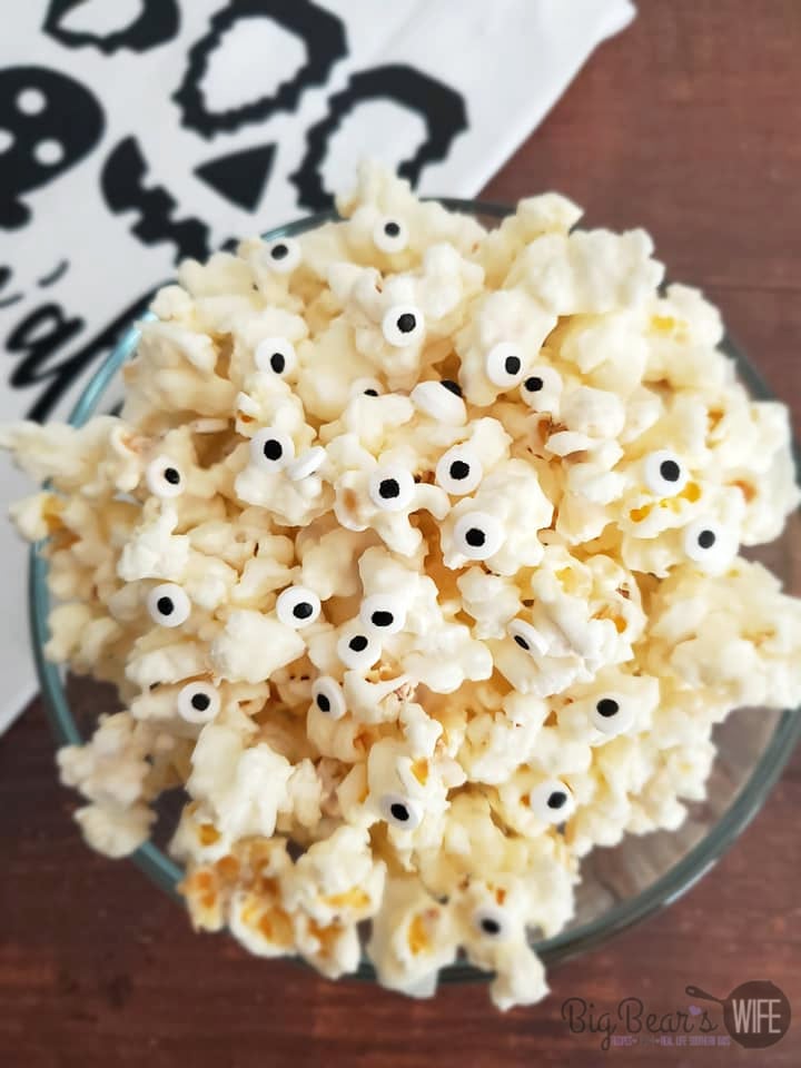Ghost Popcorn - White Chocolate Popcorn