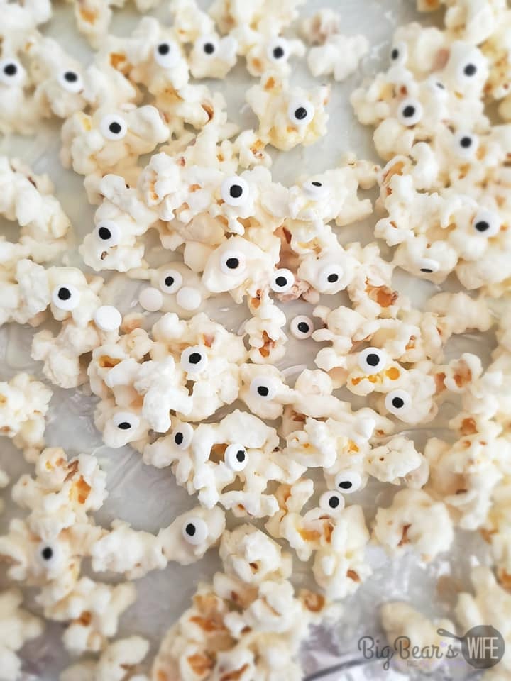 Ghost Popcorn With Eyes