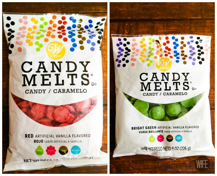 Red and Green Candy Melts