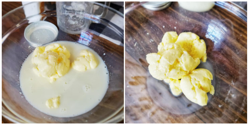 Butter in Buttermilk
