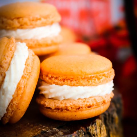 Pumpkin Spice Macarons