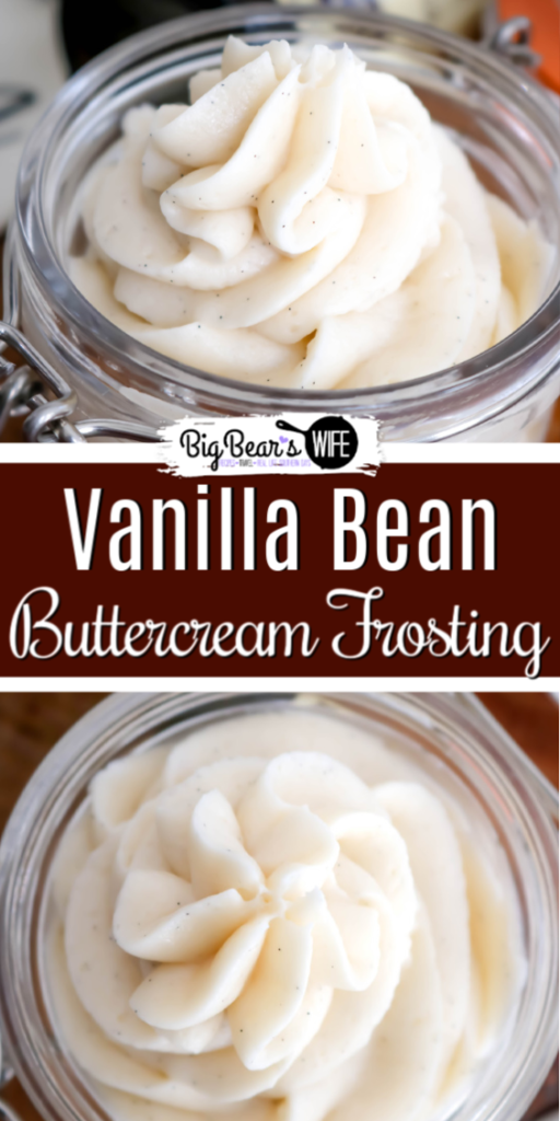 Vanilla Bean Buttercream Frosting