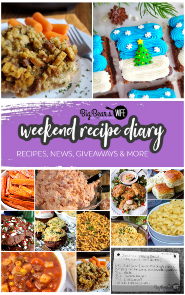 This weekend's "Weekend Recipe Diary" is packed full! There is a Free Thanksgiving Day Planner, Instant Pot Recipes, Crab Cakes, Homemade Butter in a Jar and More!