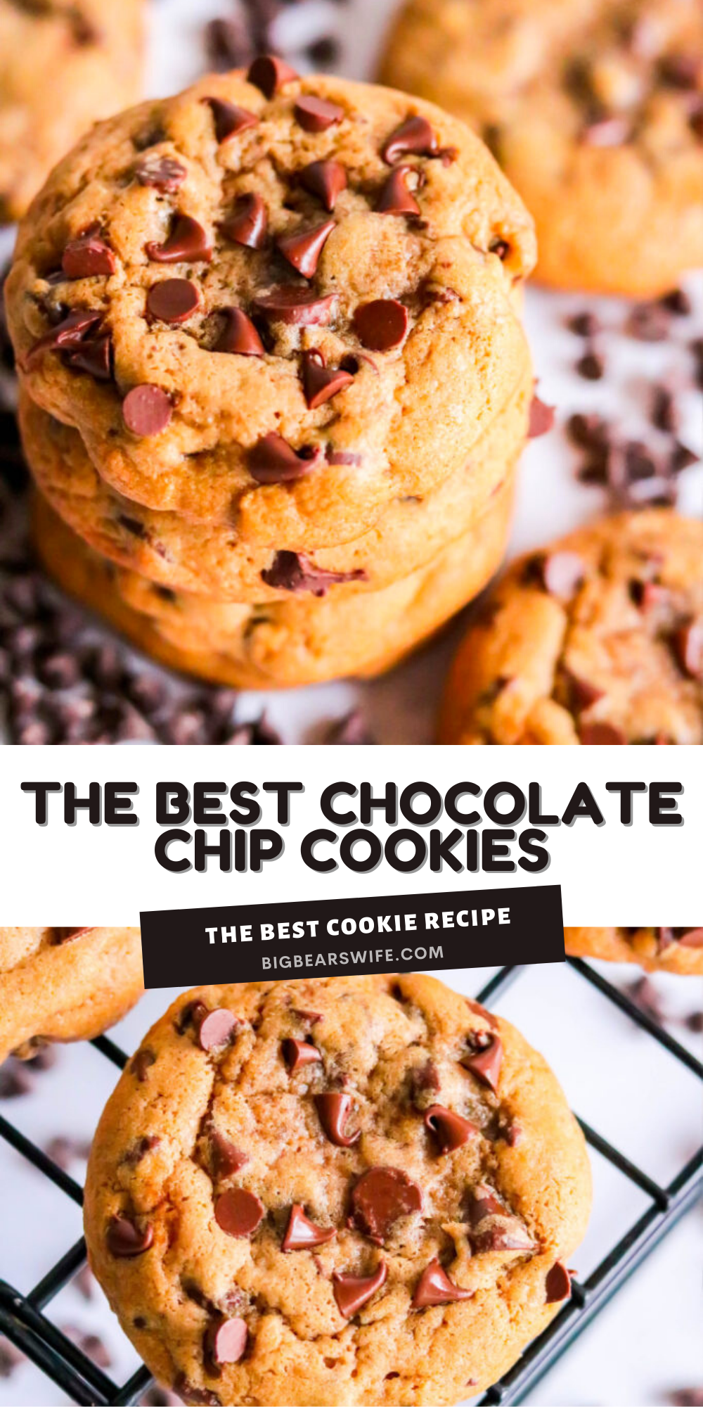 These Dark Brown Sugar Chocolate Chip Cookies might be the best chocolate chip cookie ever. Chilling the dough gives the cookie a soft and chewy texture and they’re packed tons of chocolate chips! 

 via @bigbearswife